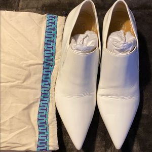 TORY BURCH Georgina 80mm white bootie